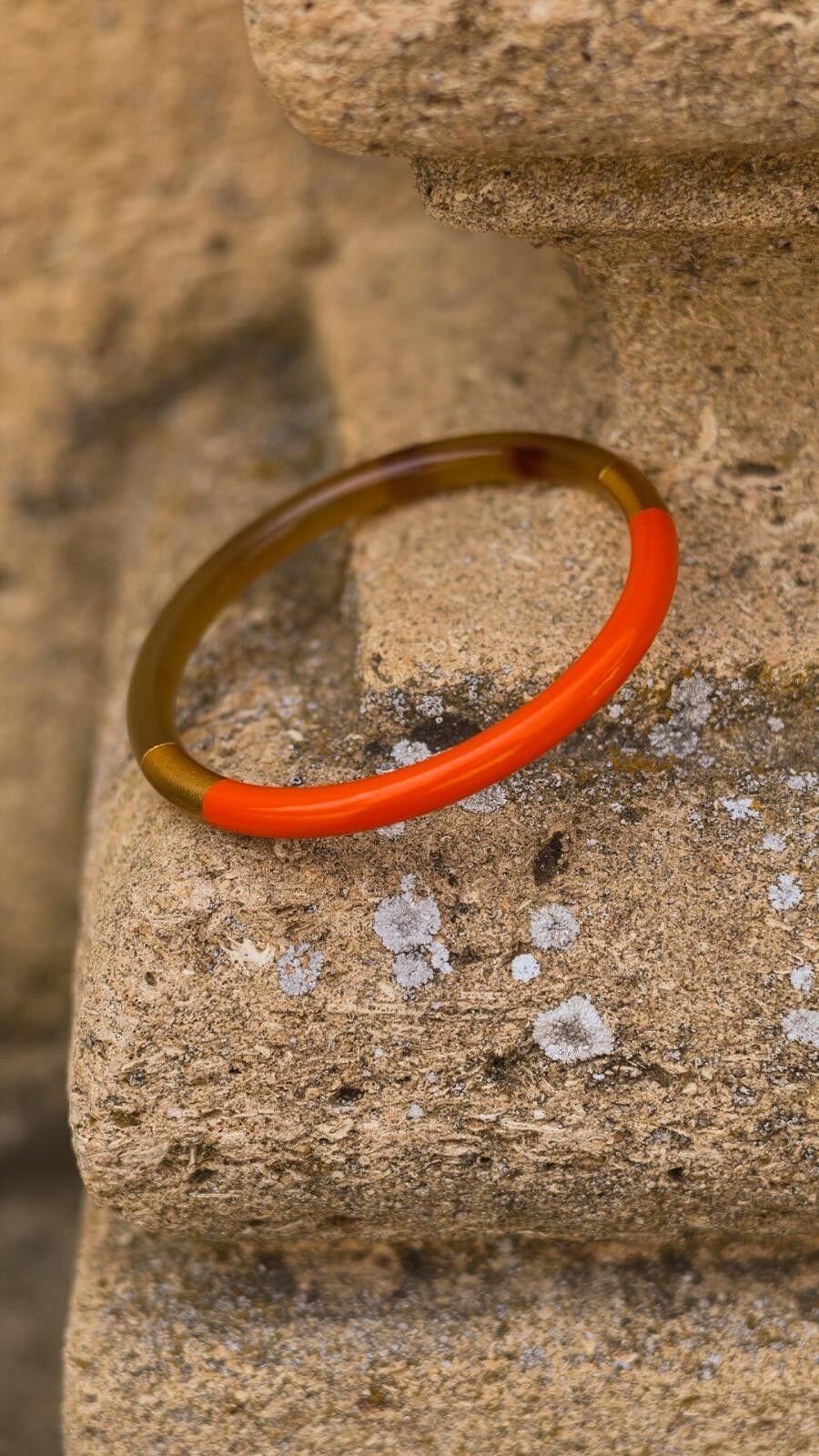 Thin Cléo bracelet - M: 6.3 to 6.4 - Orange