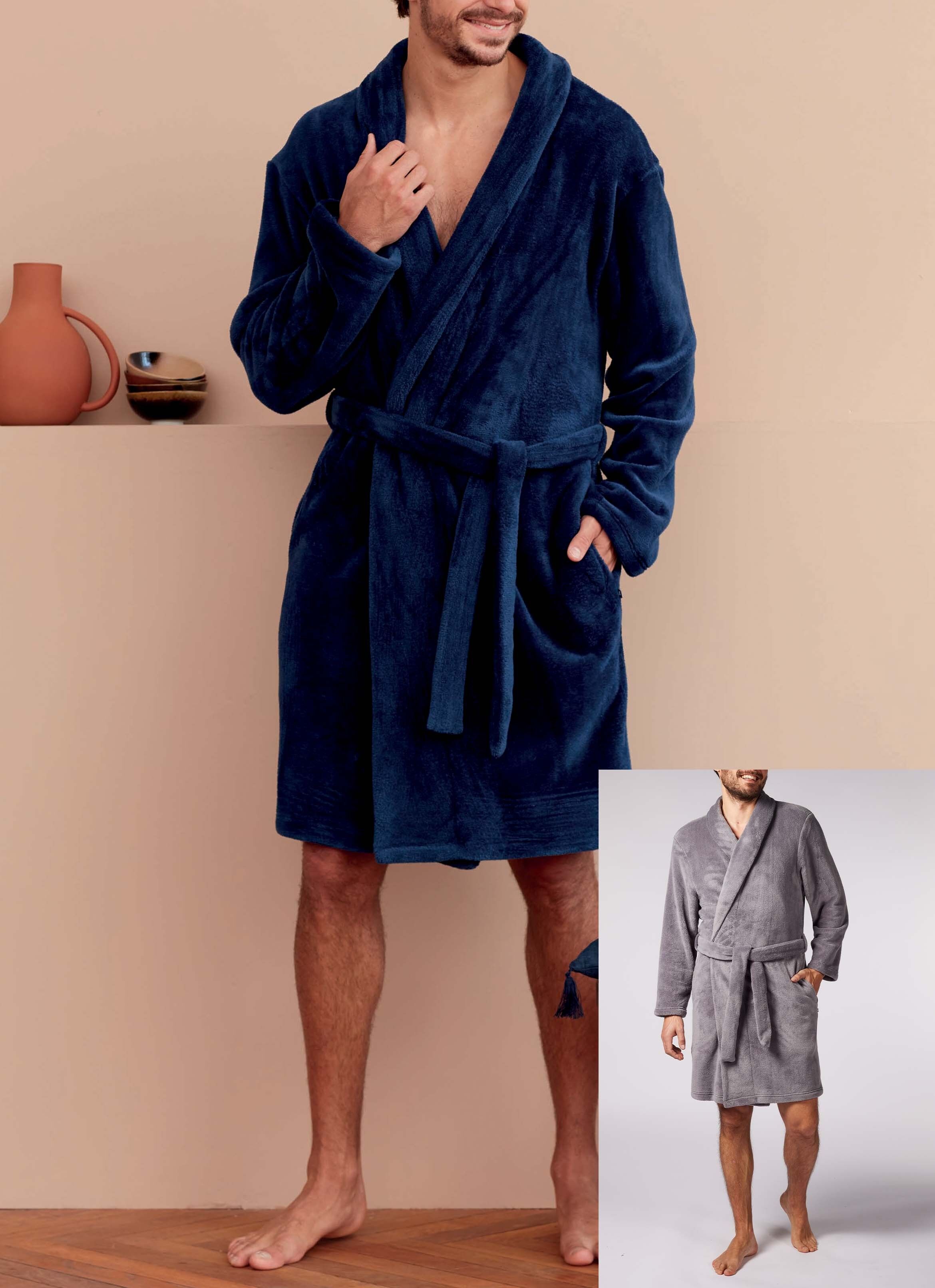 Peignoir Femme "Forêt" en Fourrure Flanelle – DODO – Réf. SH.FORET.RCF