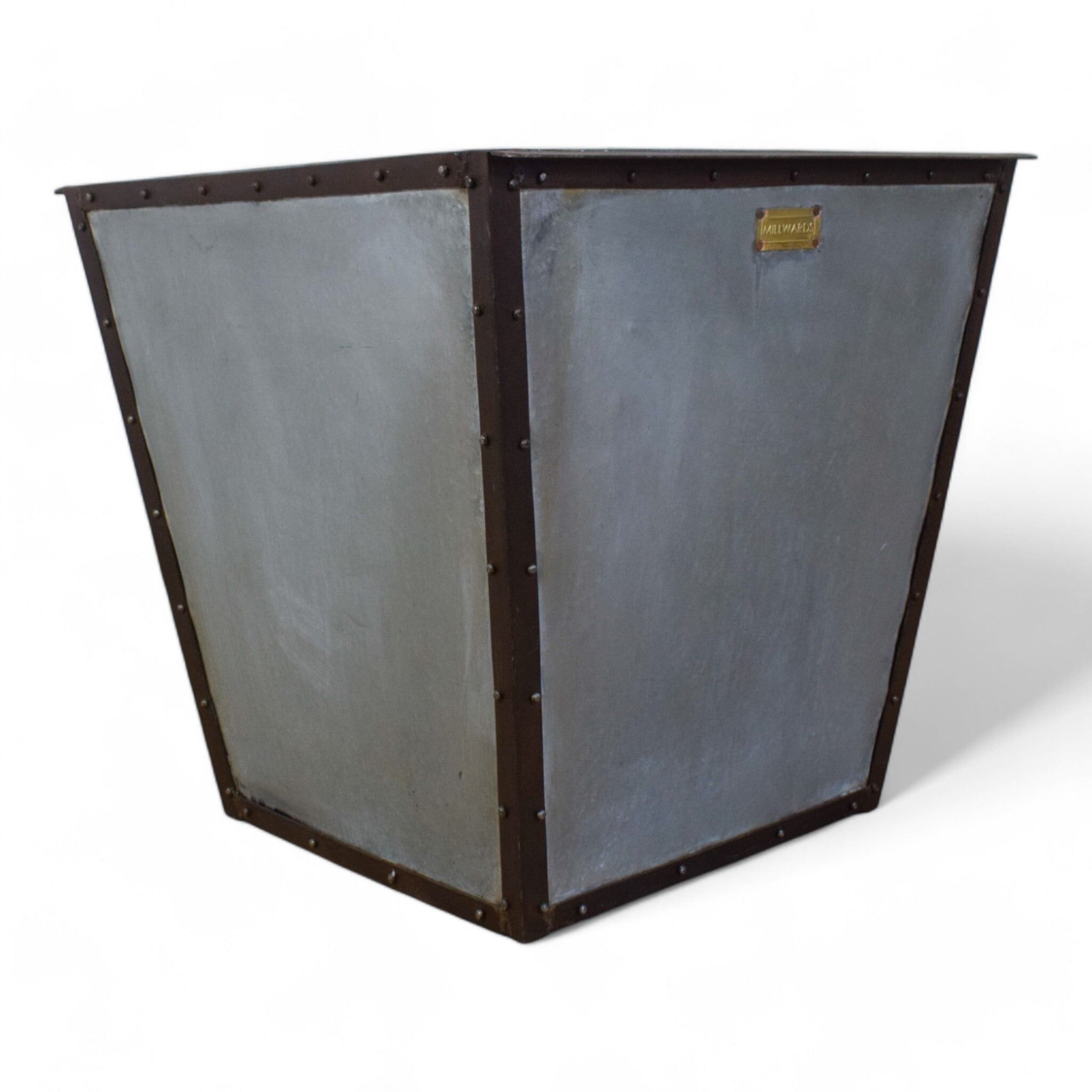 MILL-1589/1 Jardinera cuadrada galvanizada MILLWARDS® - 60 cm