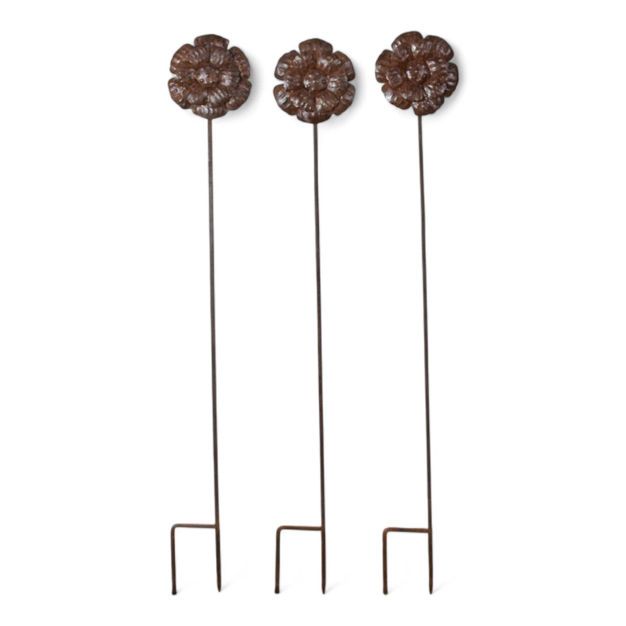 MILL-3155/2 Flor de metal con soporte - 15 cm C46