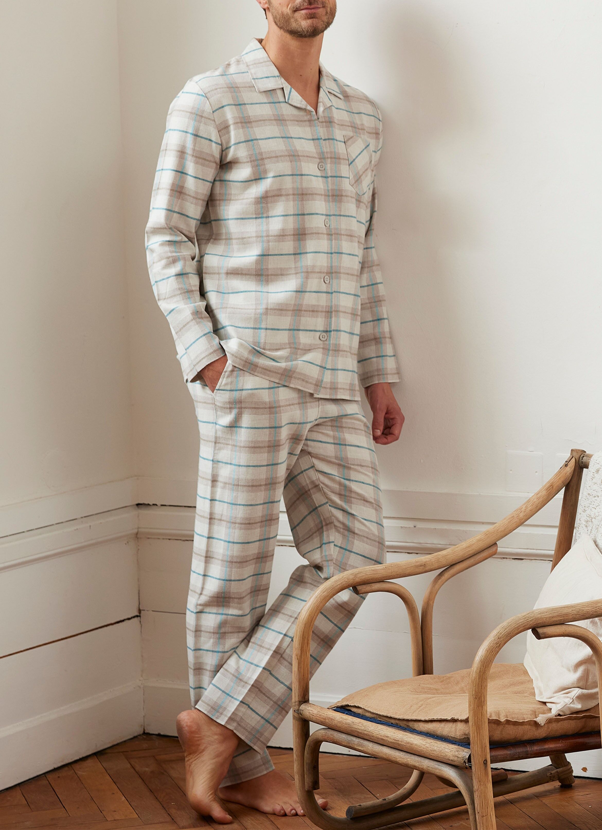 Pyjama Homme "Nature" à Carreaux – DODO – Réf. SH.NATU.PYK2