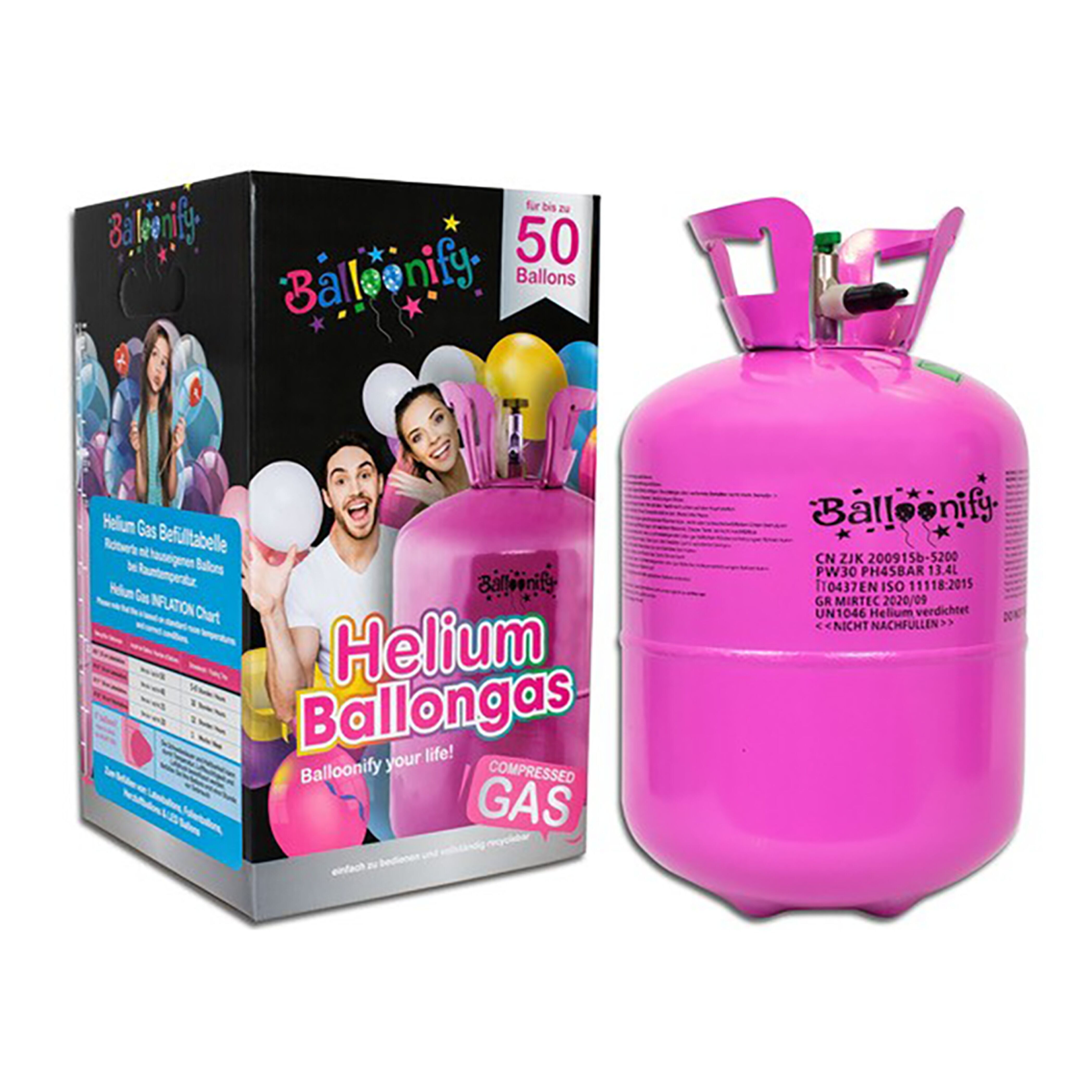 Cilindro de helio de 50 lb T