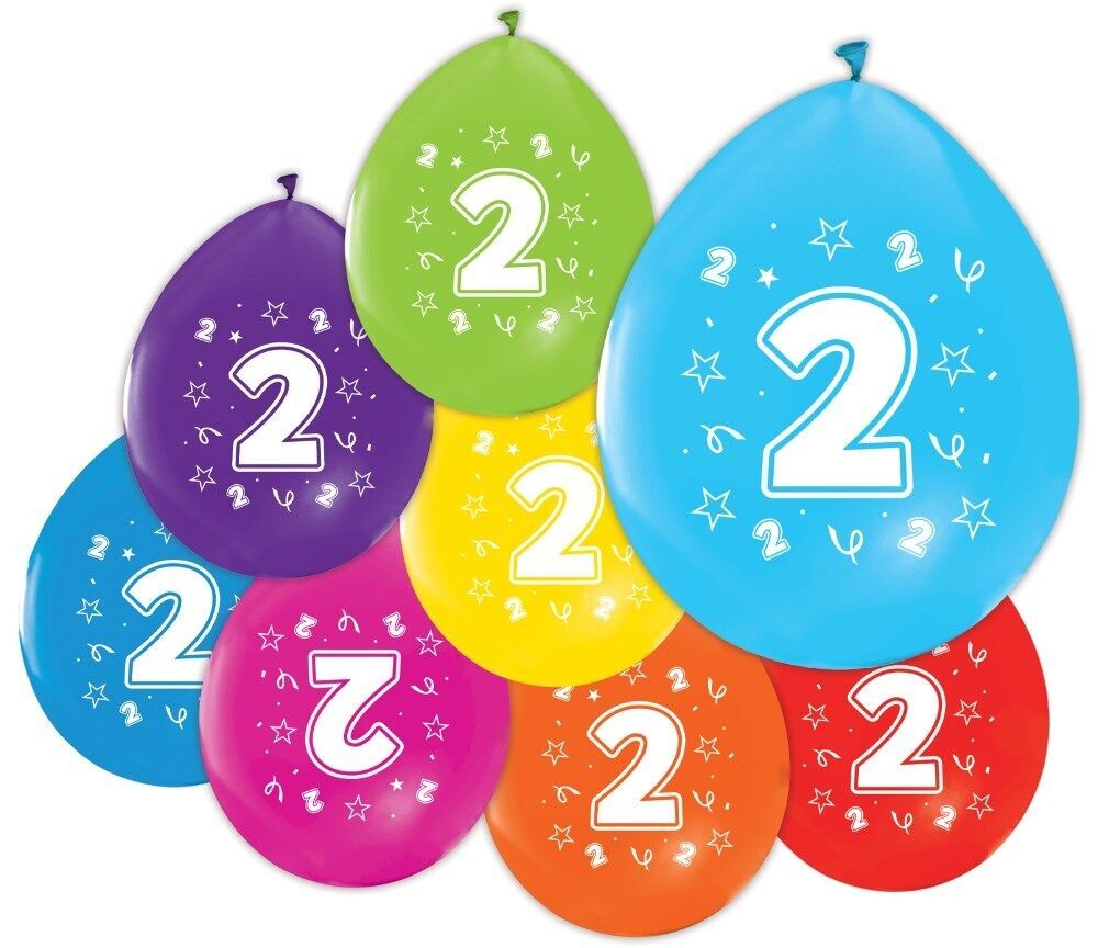 8 globos de 12" con impresión a dos caras '2'