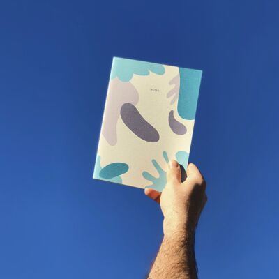 Fin Studio-Cahier Bleu Corals
