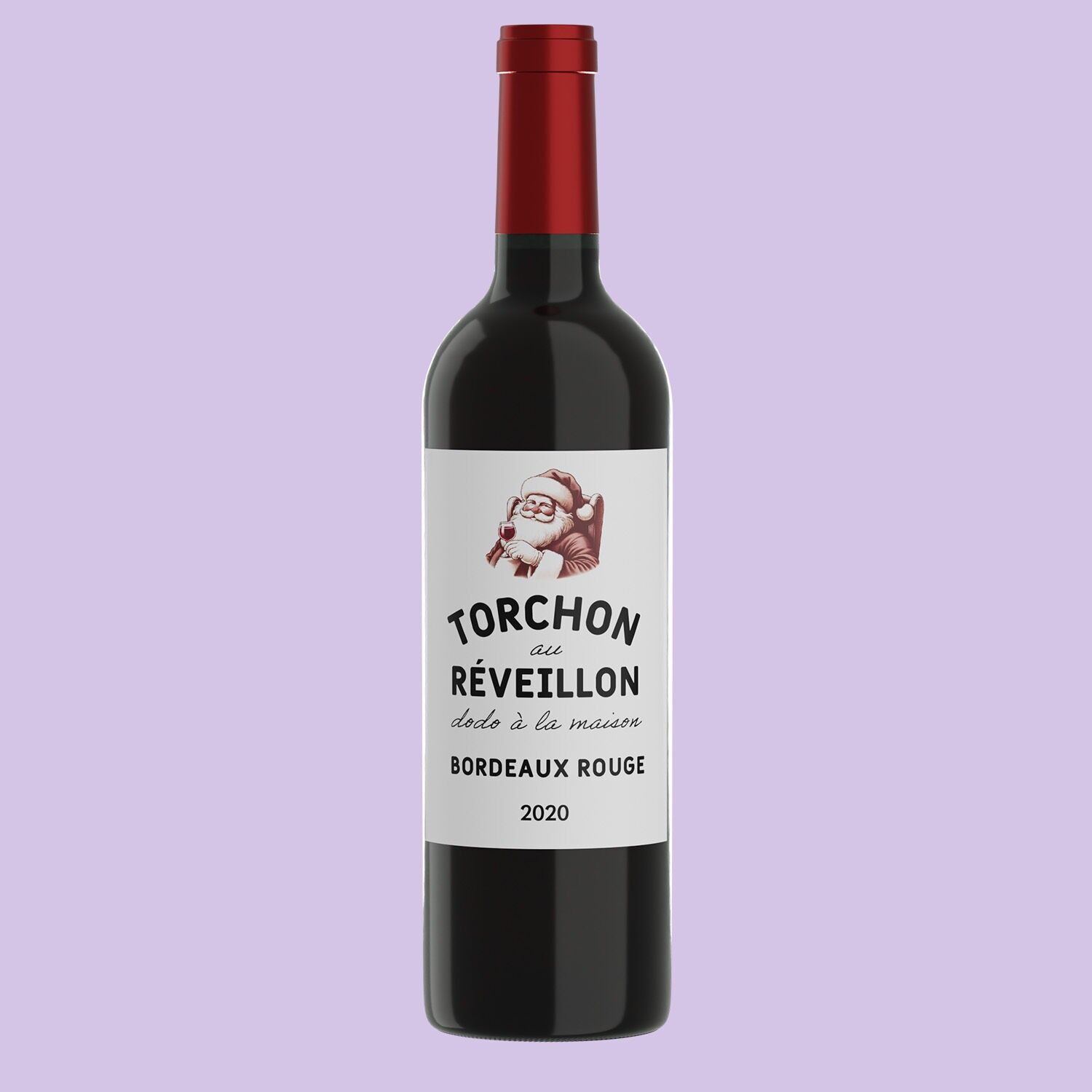 Vino rosso - Torchon a Capodanno, dormire a casa - Bordeaux 2020 (vino di Natale)