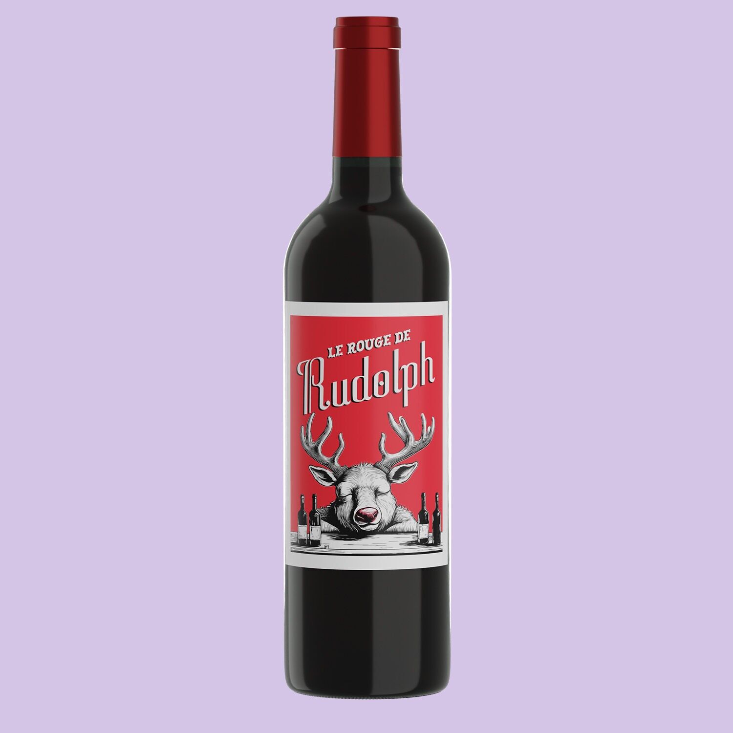 Vino rosso - Rudolph's Red - Bordeaux Supérieur (vino di Natale)