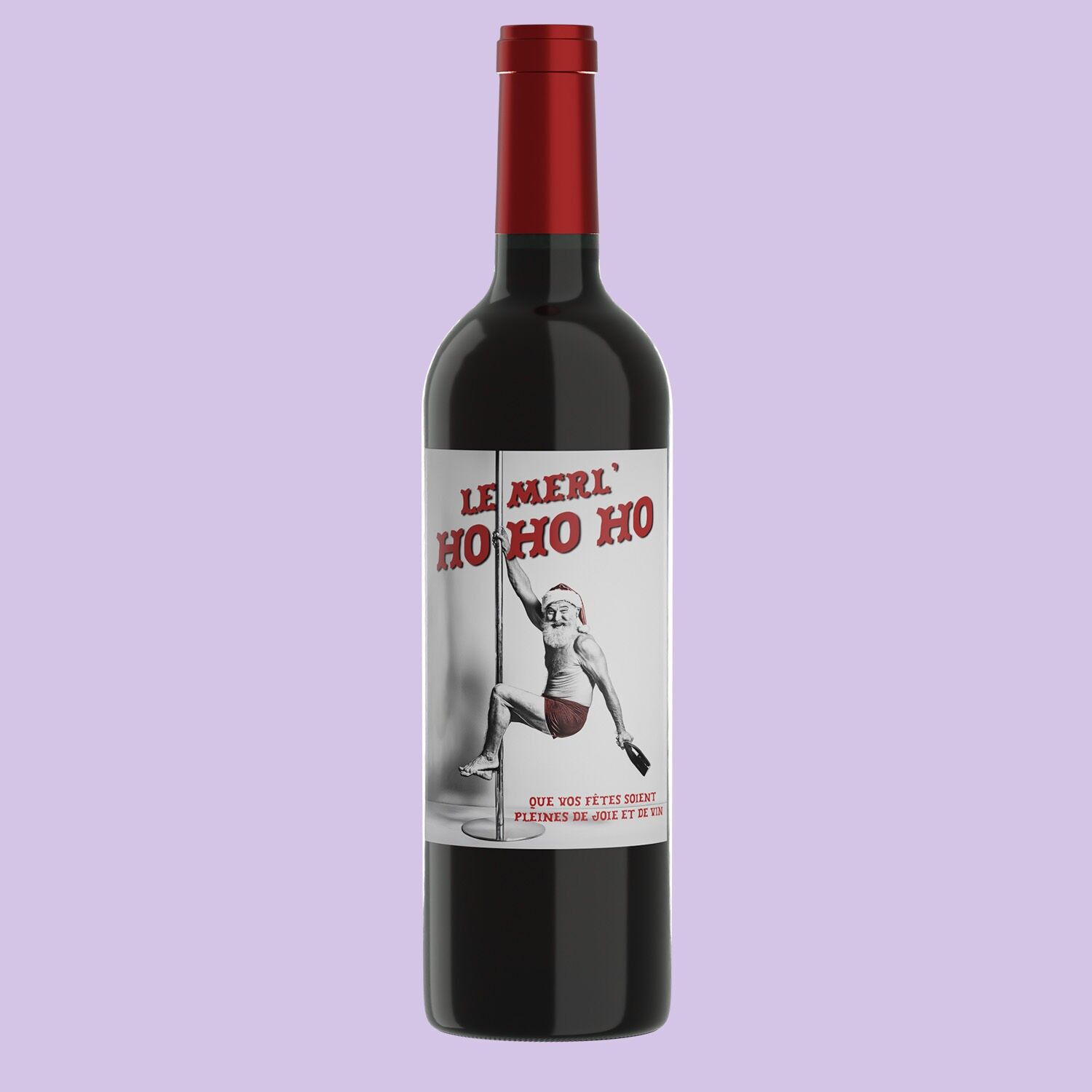 Vino rosso - Merl'Ho Ho Ho - Bordeaux 100% Merlot - 2019 (vino di Natale)