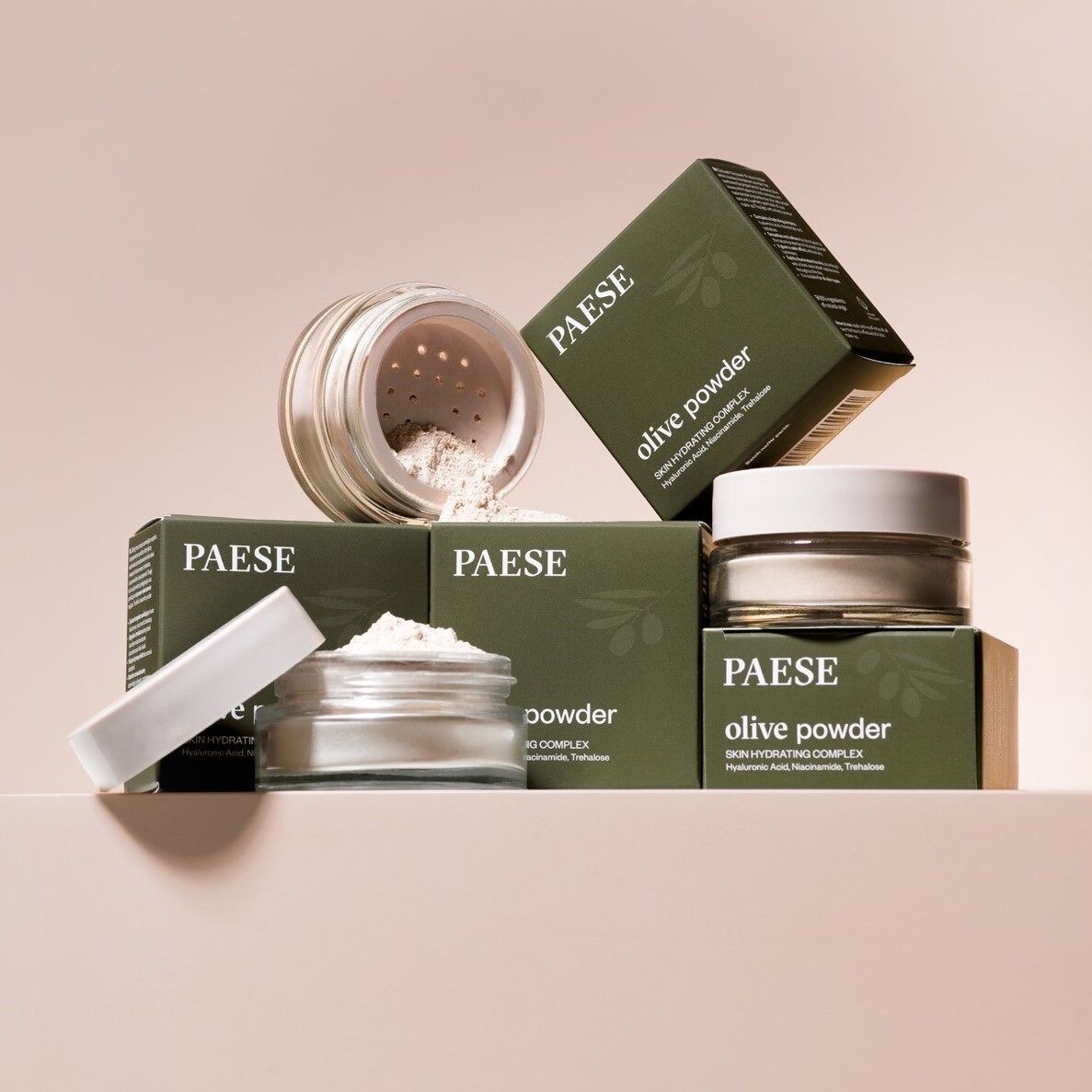 Olive Loose Face Powder 99.8% Natural - 6g - PAESE