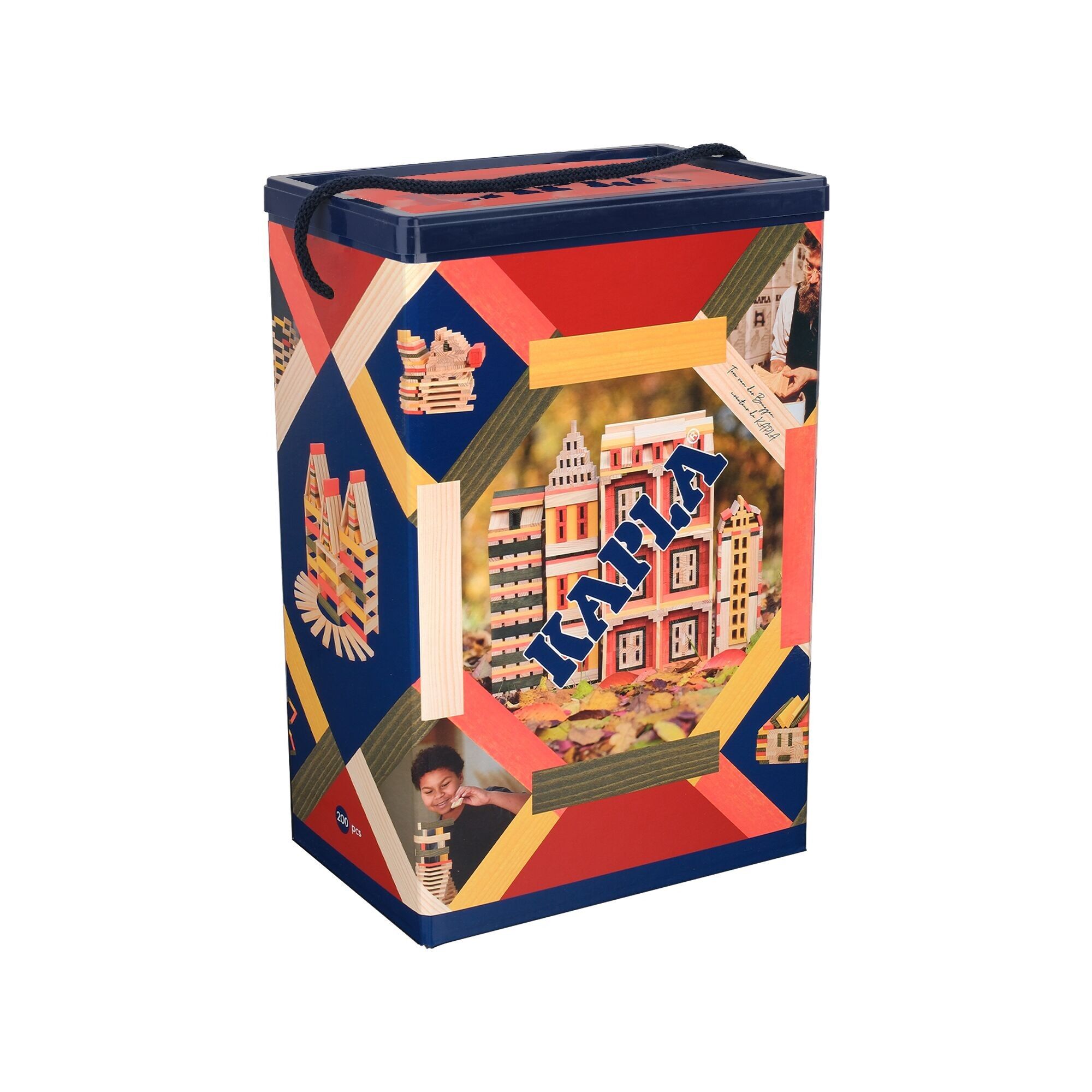 KAPLA - Baril 200 - Edition Automne Vert, Jaune, Orange, Nature