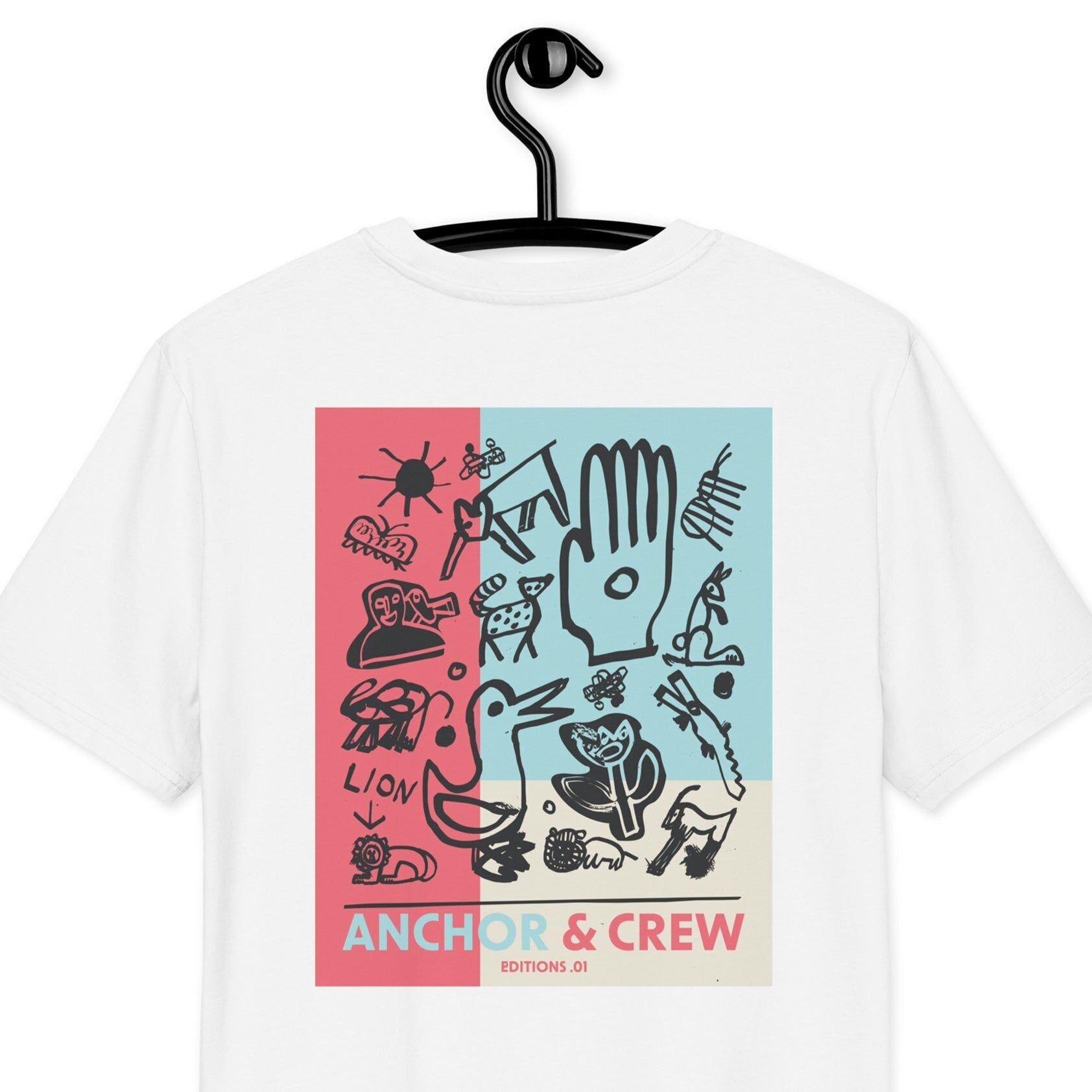 01 Maglietta in cotone biologico Moon Safari EDITIONS