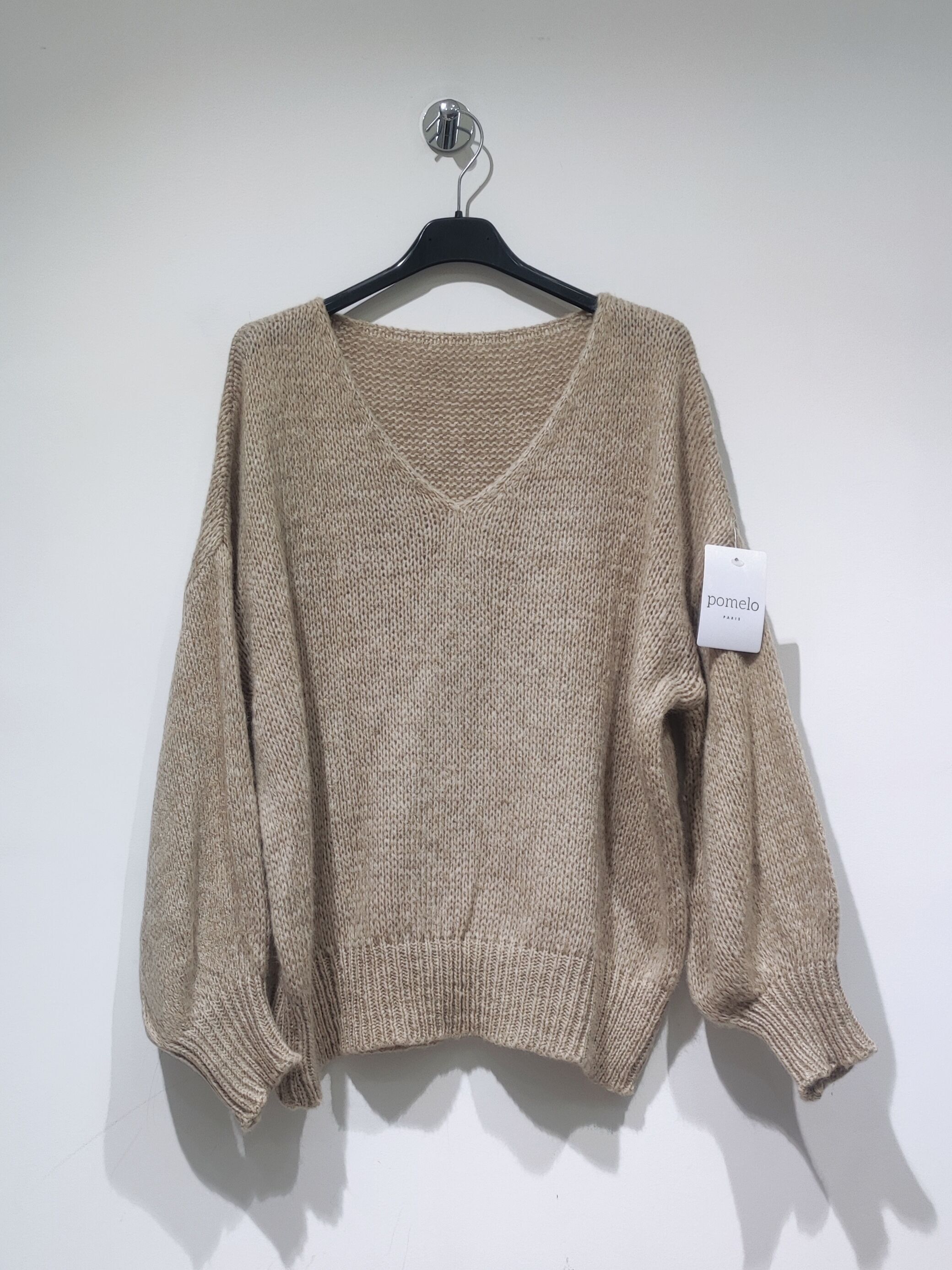 Maglione con scollo a V ROMA AW26