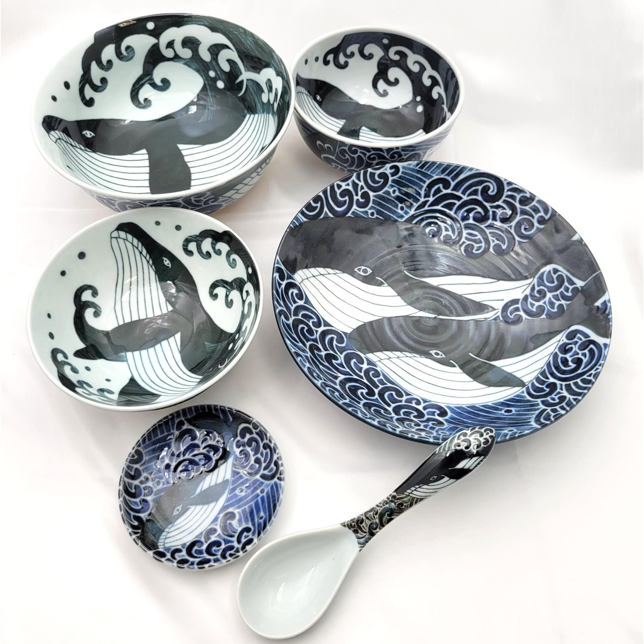 Japanisches handgefertigtes Keramikgeschirr – Walmuster