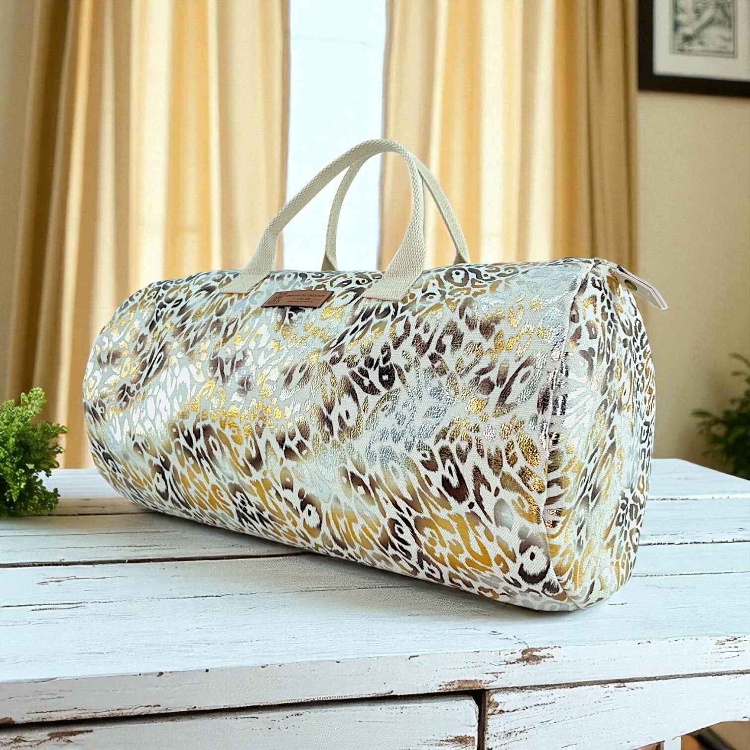 Borsone, "Savannah" bianco