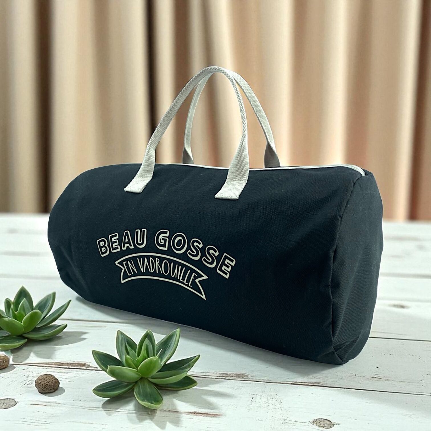 Sac polochon, "Beau gosse en vadrouille" Brooklyn noir