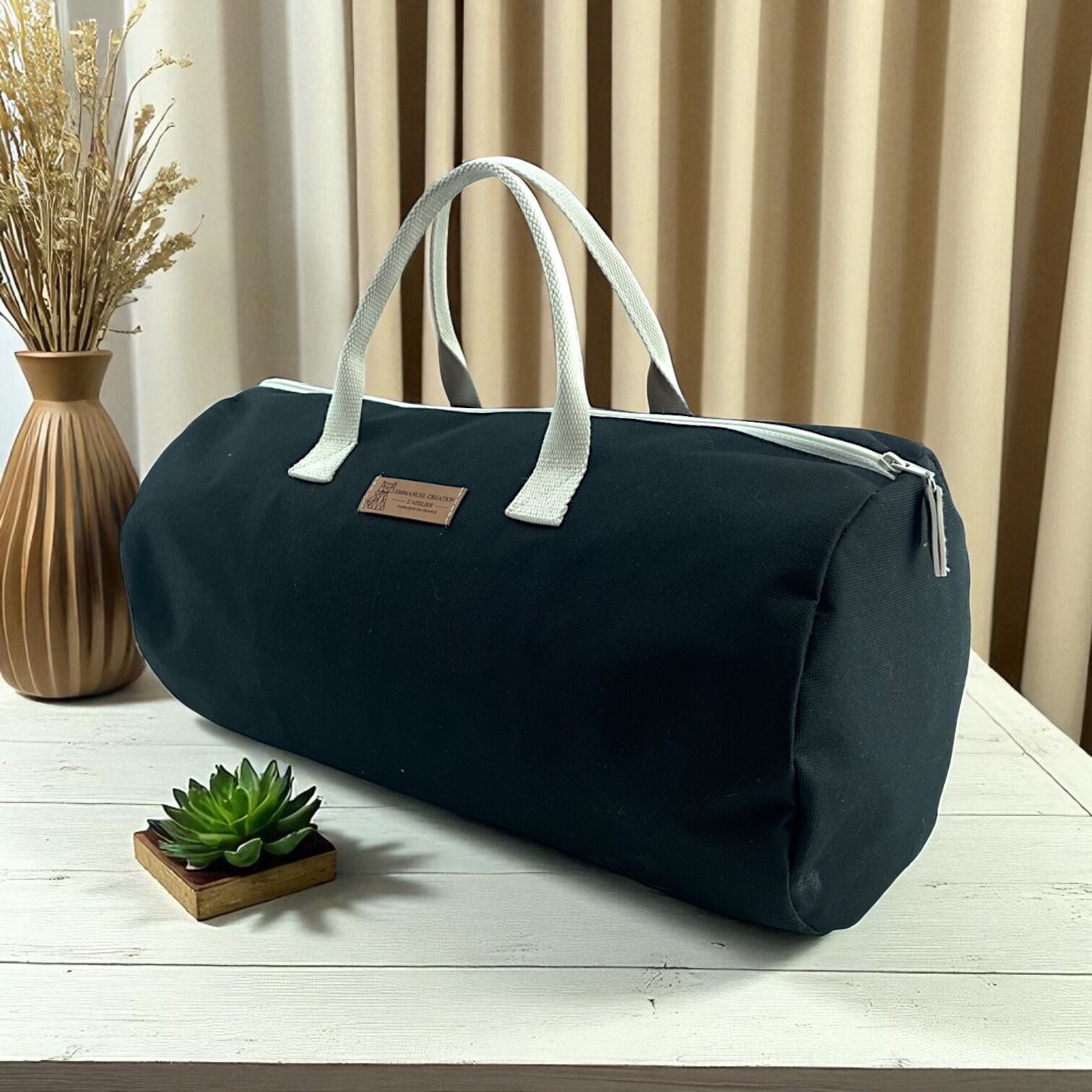 Borsa da viaggio nera Brooklyn