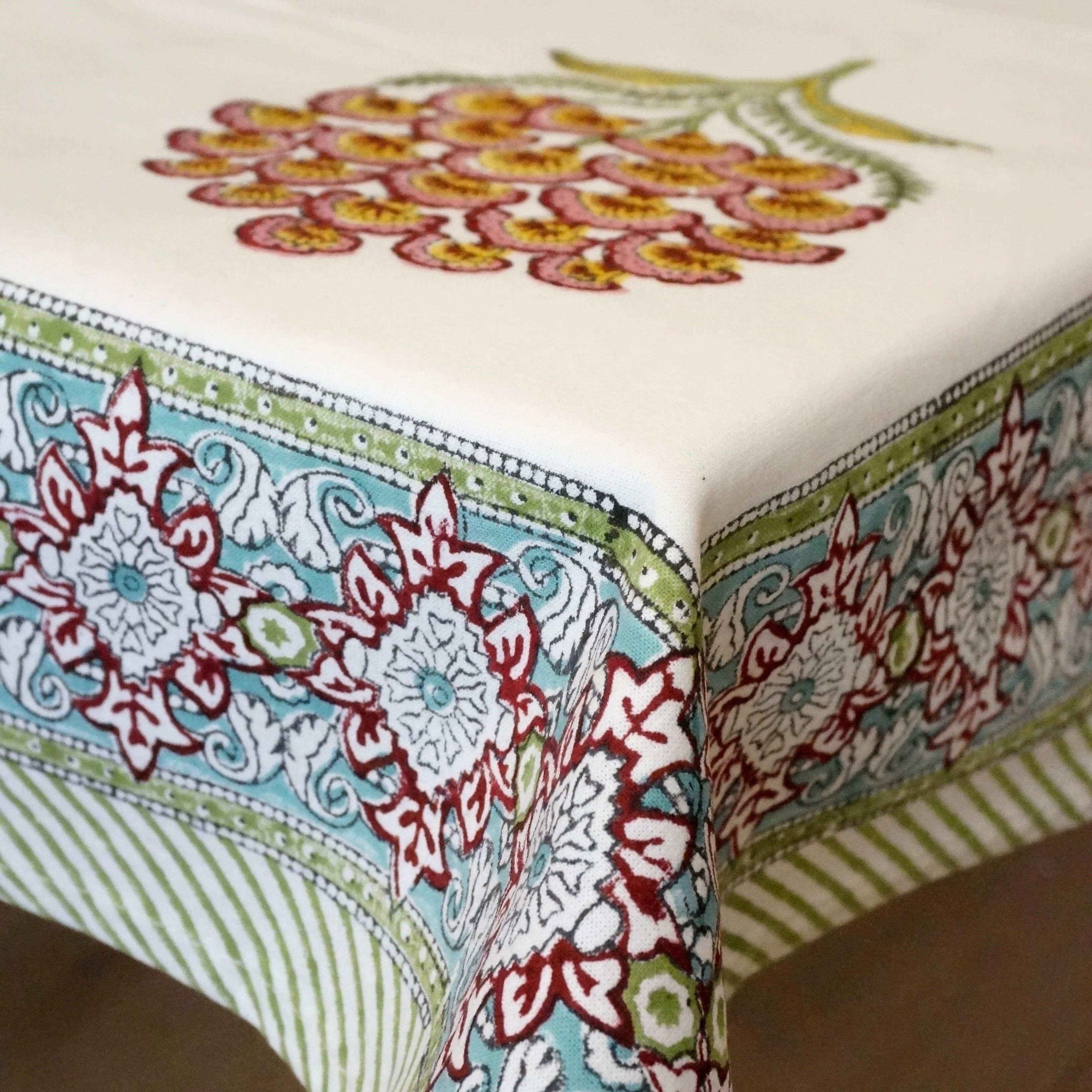 Nappe rectangle en coton "Jaipur II"