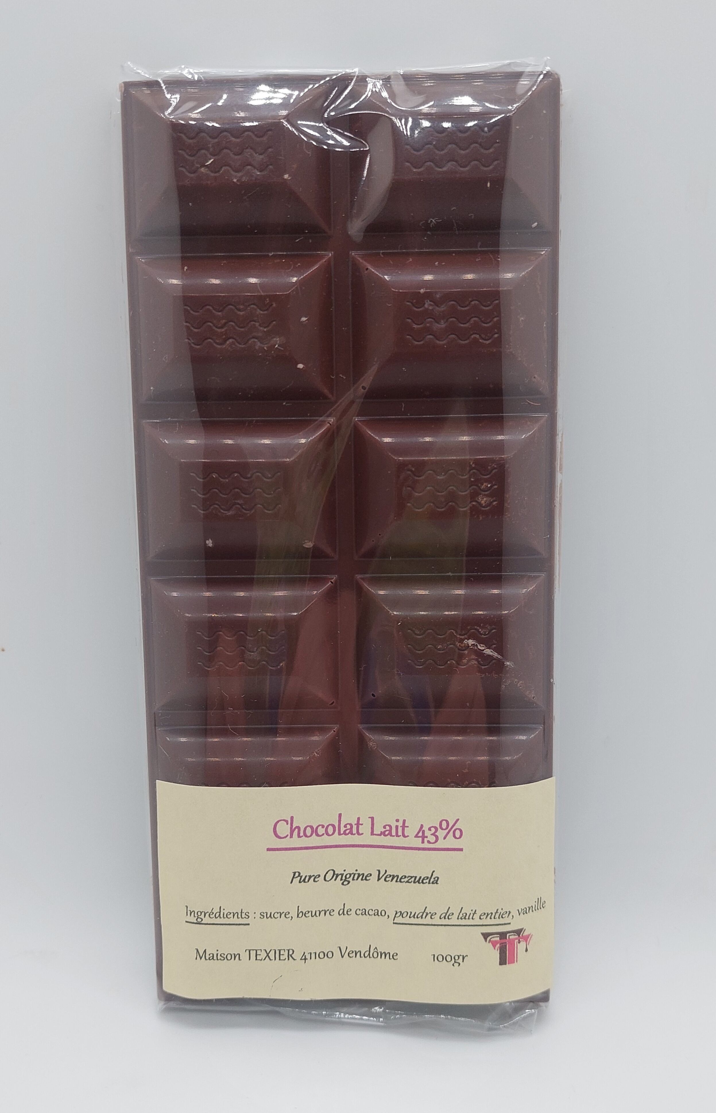 43% Milk Chocolate Bar