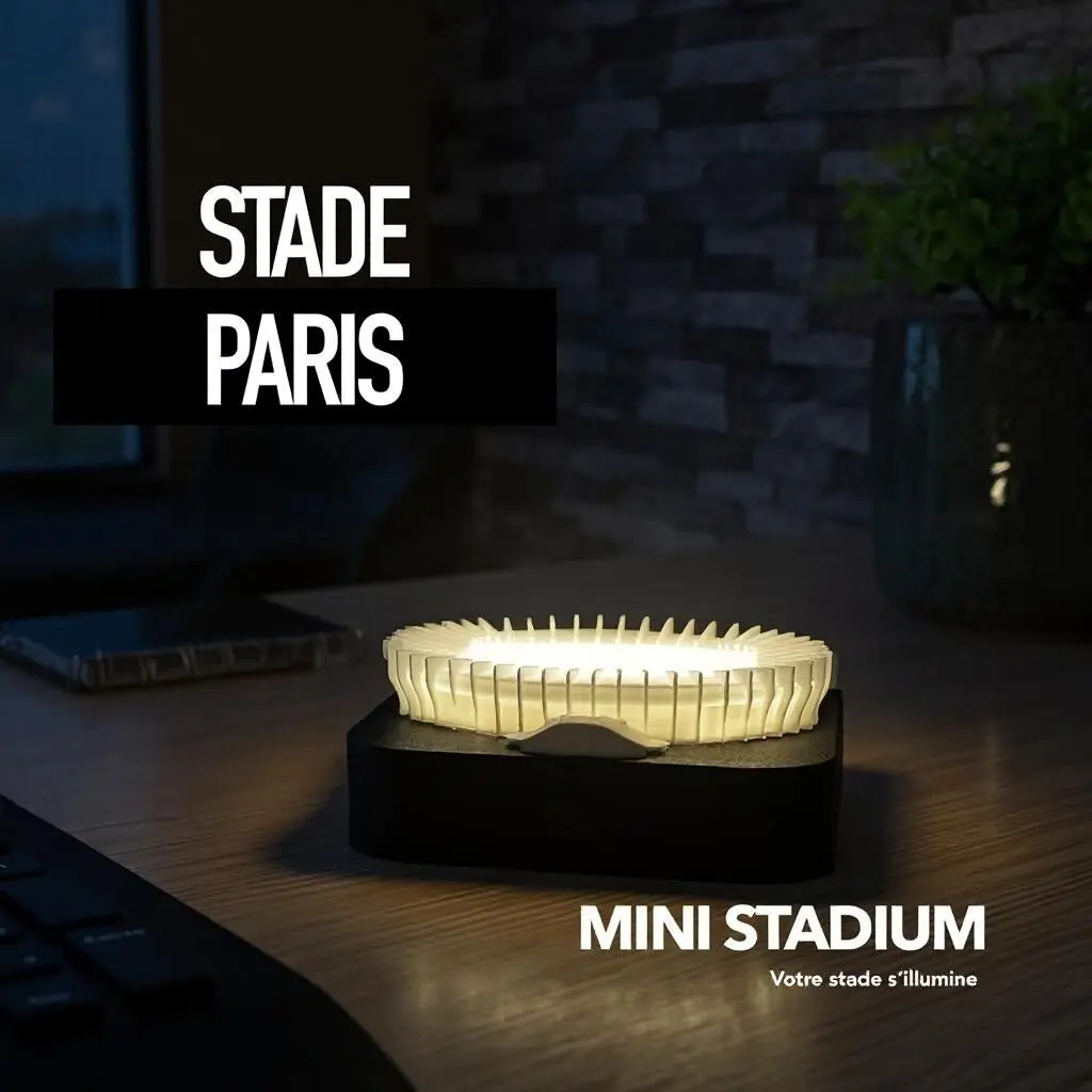 Achat MINI STADIUM – Stade Paris Socle Lumière 12x12 en gros