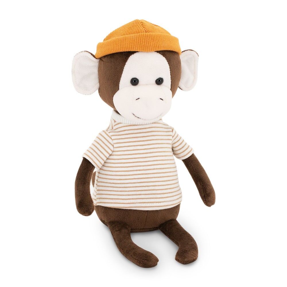 Peluche, Charlie la Scimmia: Cappello Arancione (25cm)