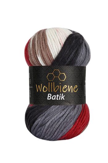 Wollbee batik dégradé laine à tricoter laine au crochet 100g 11