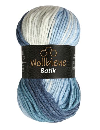 Wollbee batik dégradé laine à tricoter laine au crochet 100g 24