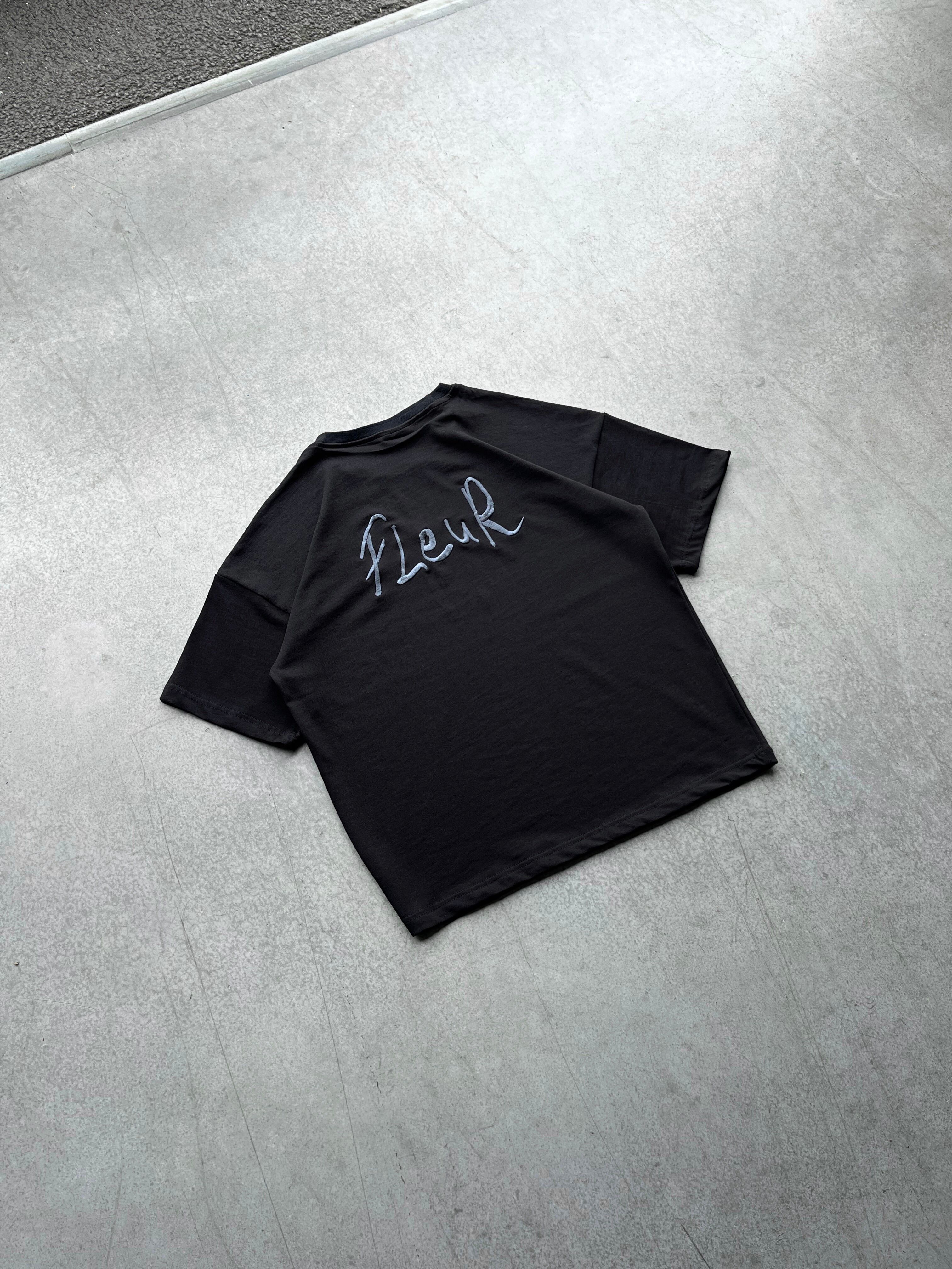 Fleur Dark Grey - Tee
