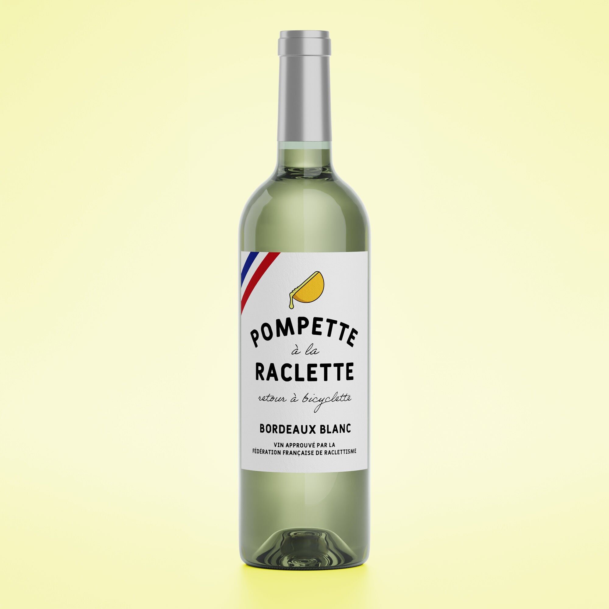 White wine - Raclette refreshments, return by bicycle - Bordeaux (wine and cheese)