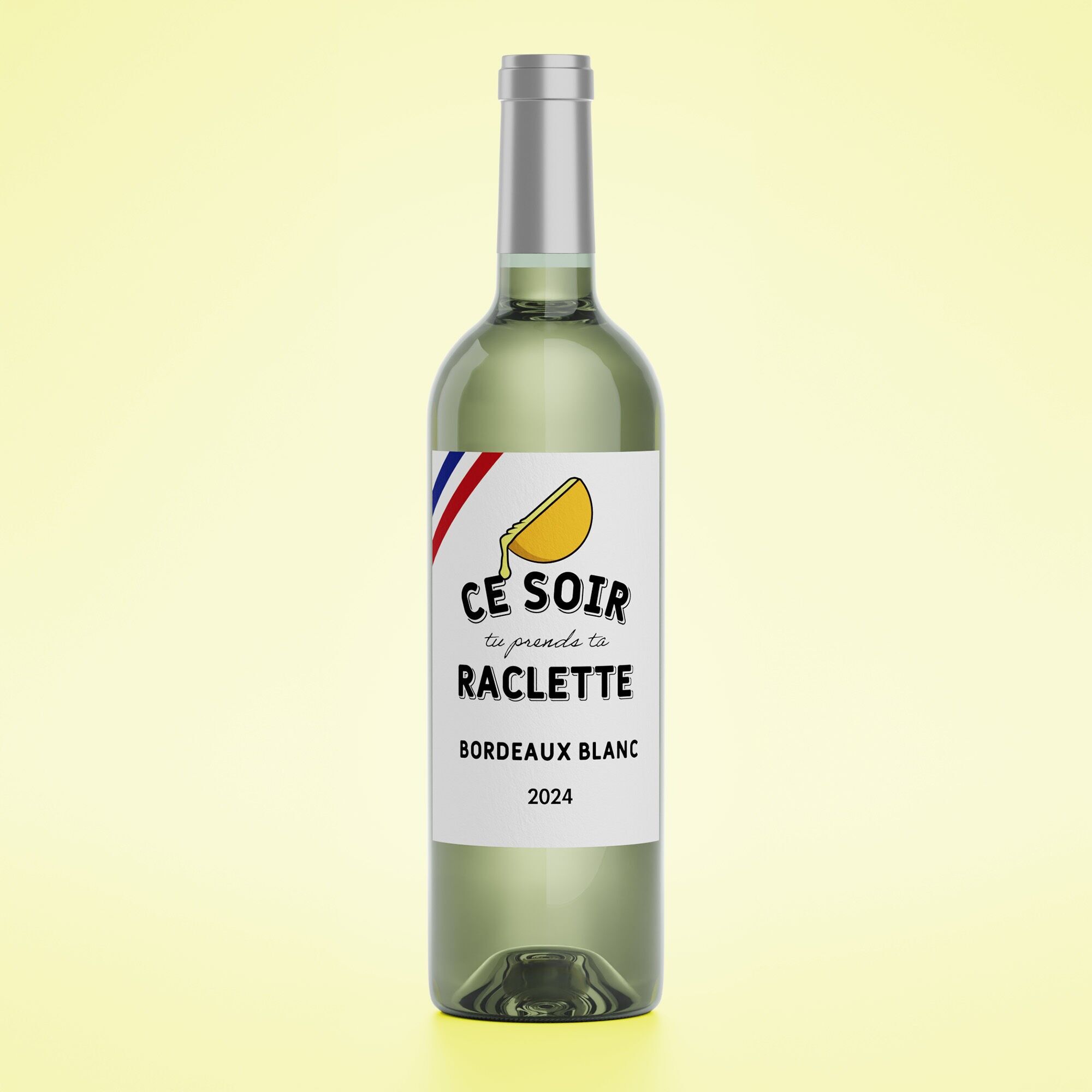 White wine - Tonight you're having Raclette - Bordeaux (wine and cheese)