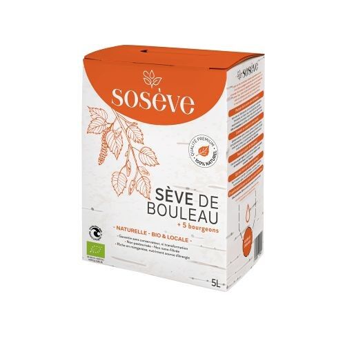 Sève de bouleau + 5 bourgeons 5L