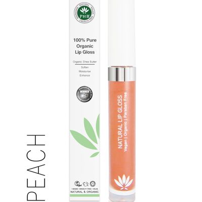 Pure Organic Lip Gloss Peach