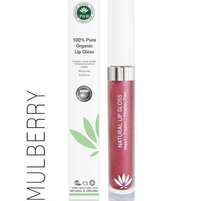 Pure Organic Lip Gloss Mulberry