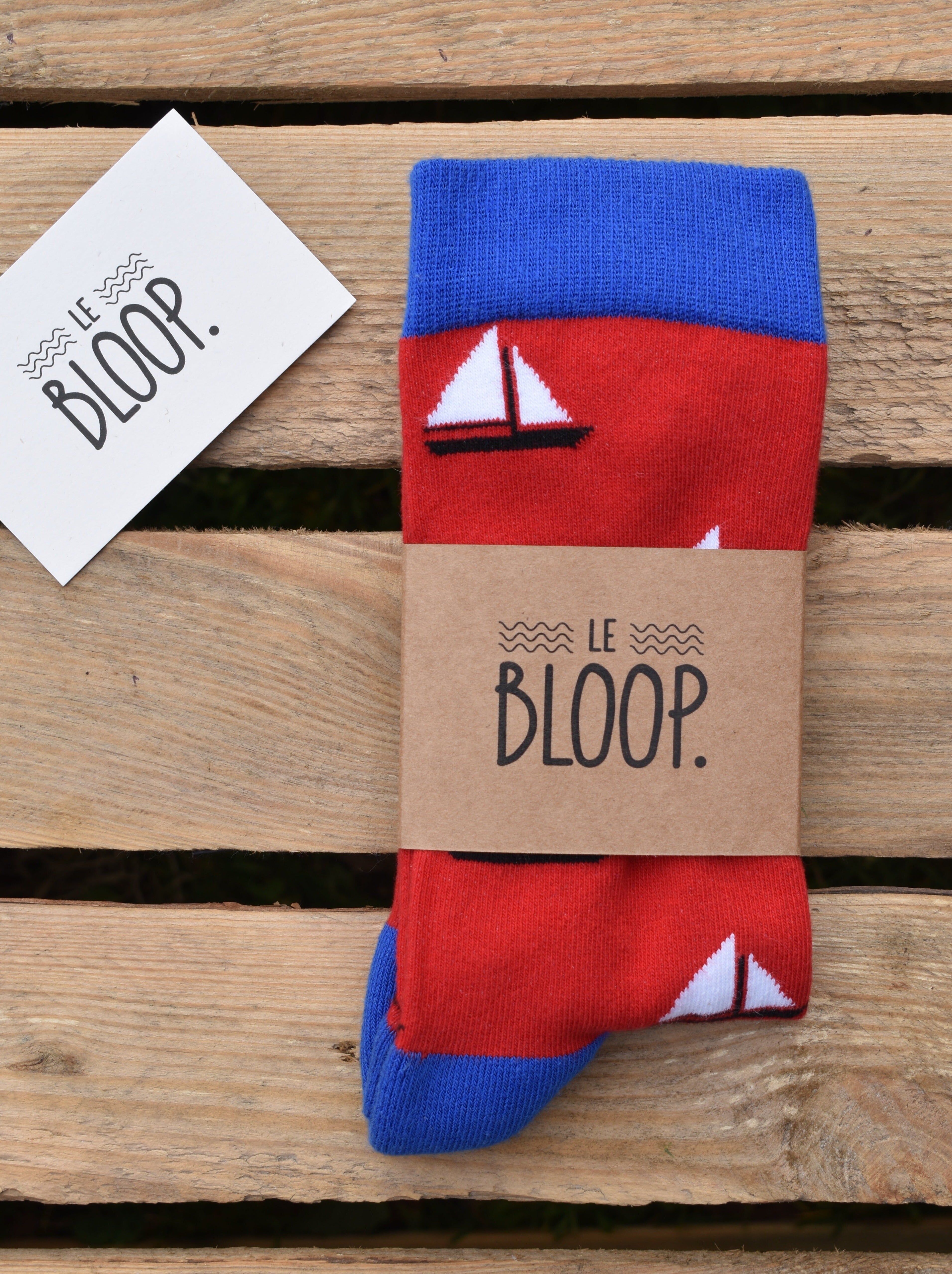 Sailboat Pattern Socks