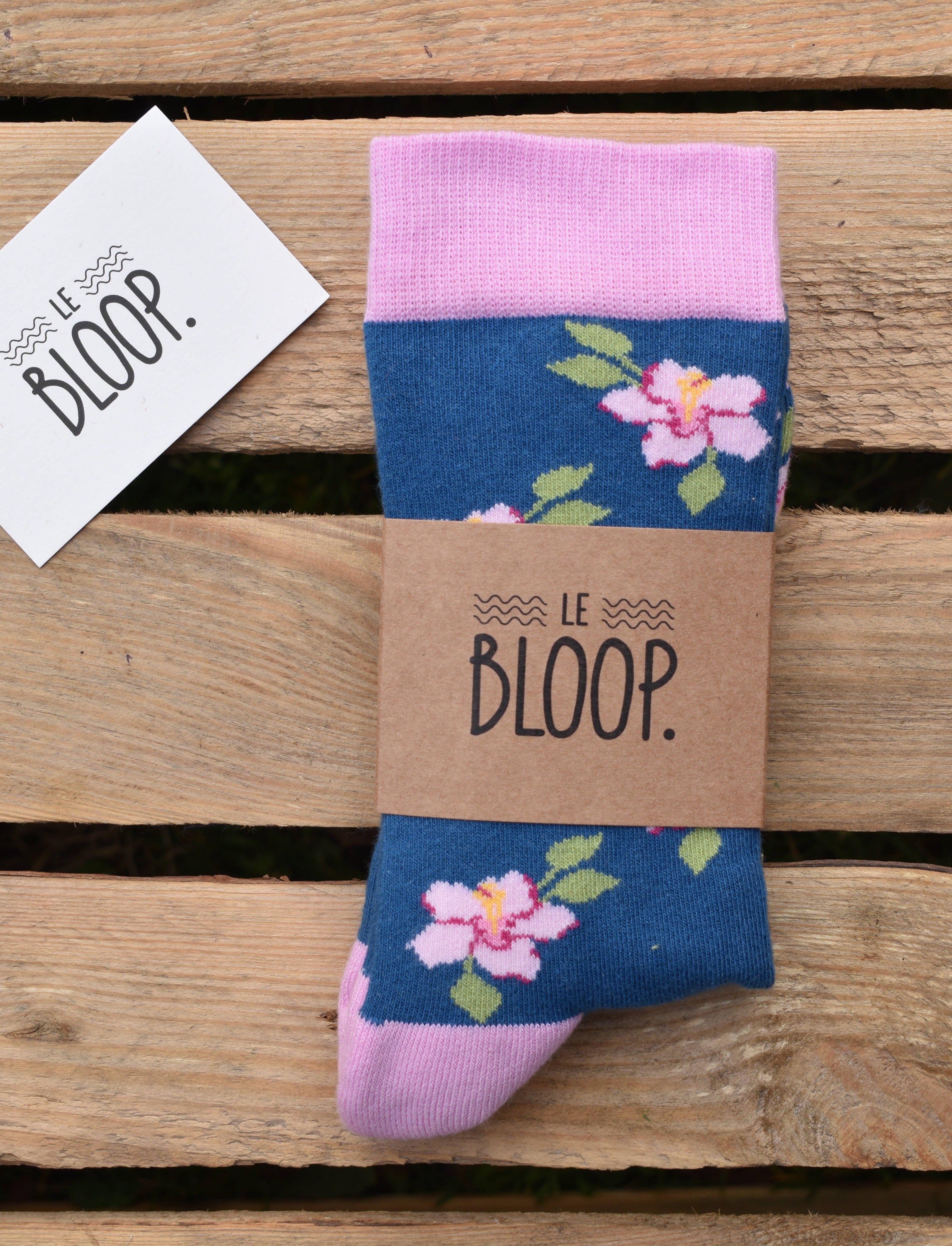 Hollyhock Patterned Socks