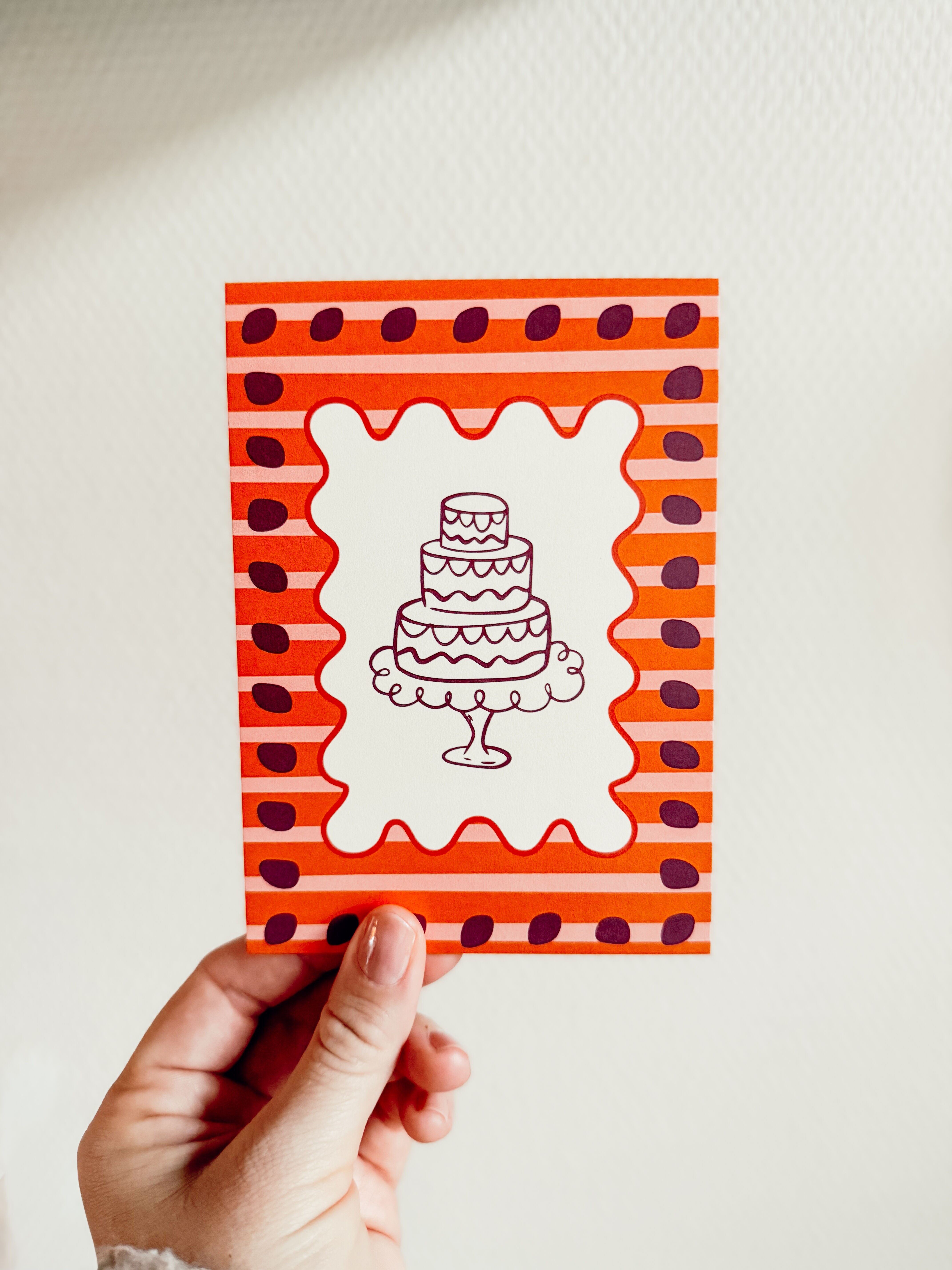 Illustration birthday cake Q3.2025