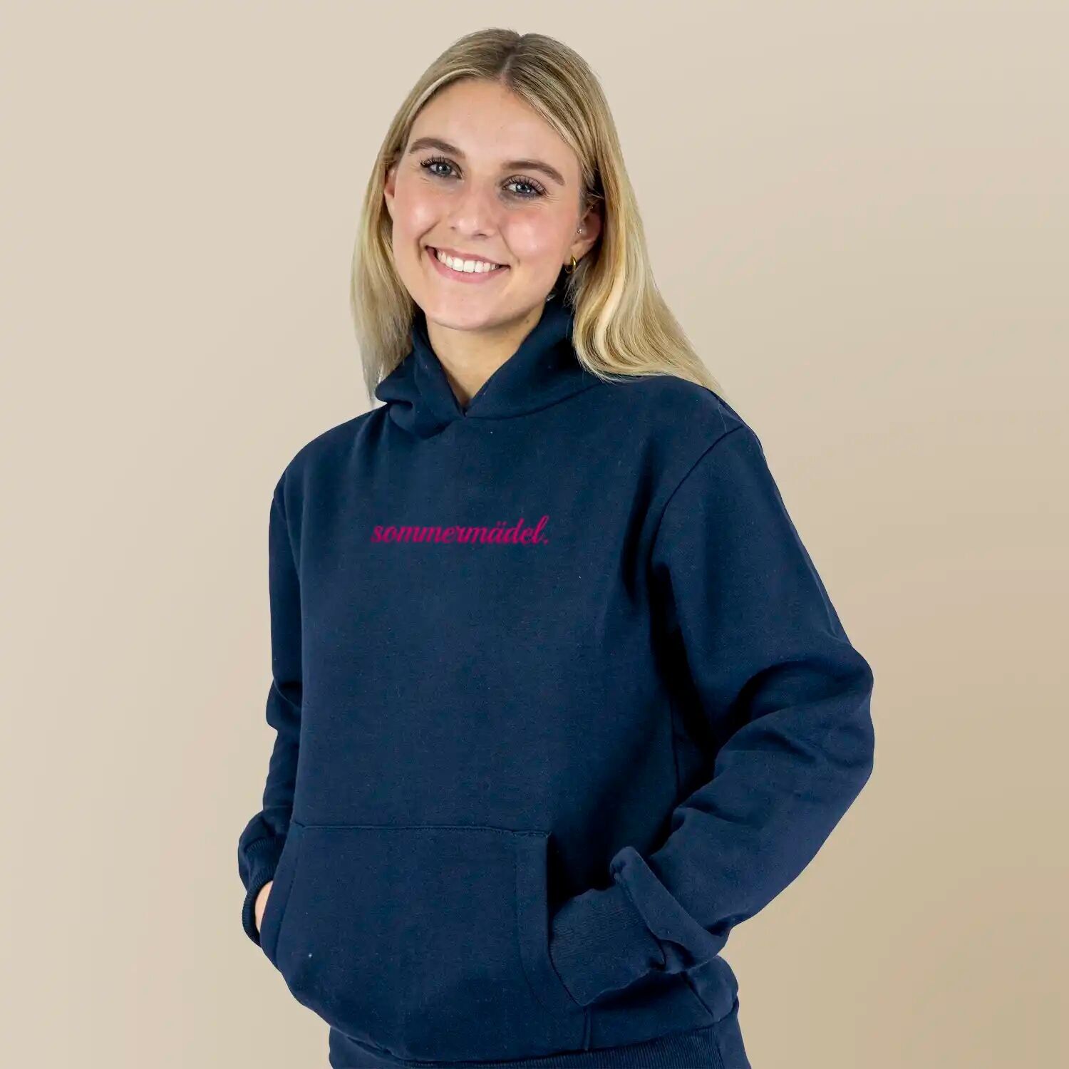 Sudadera con capucha extragrande y pesada para niña de verano