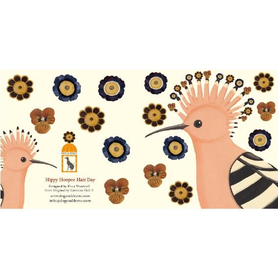 Biglietto Hippy Upupa Hair Day con busta riciclata