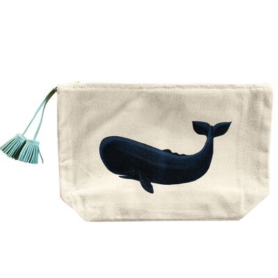 Wandering Whale wash bag