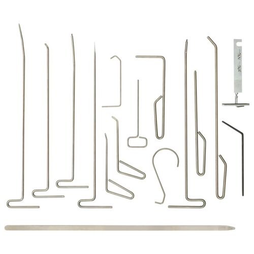 Unique 34-piece dent removal kit