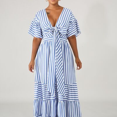 Stripe Maxi Dress