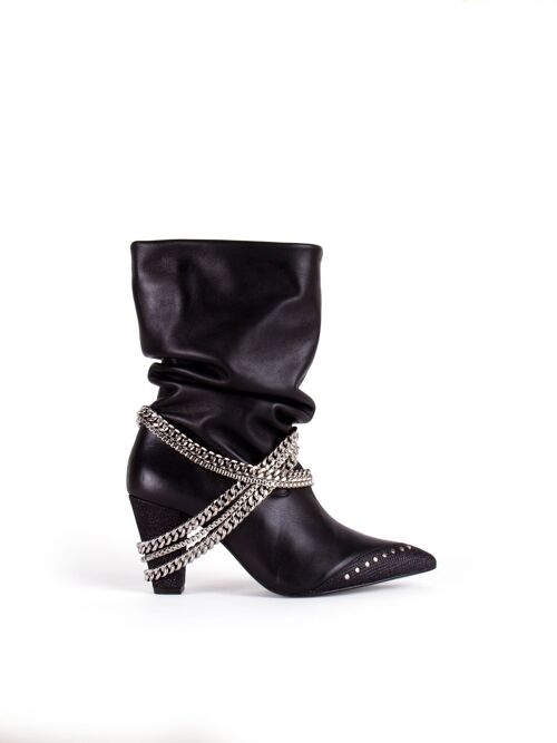 Chains Crumpled Boot