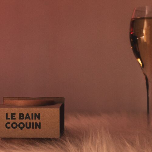 Le Bain Coquin (savon naturel et bio exfoliant à l'huile de noyau d'abricot)