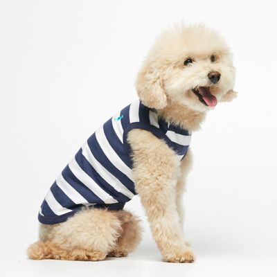 Ellsworth Organic Cotton Dog Bodysuit - Navy
