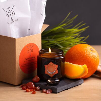 Sacral Chakra Aromatherapy Candle