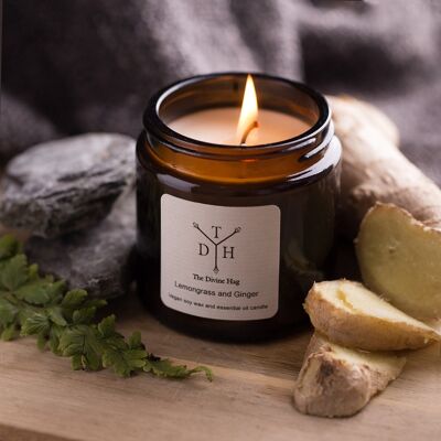 Lemongrass and Ginger Aromatherapy Candle