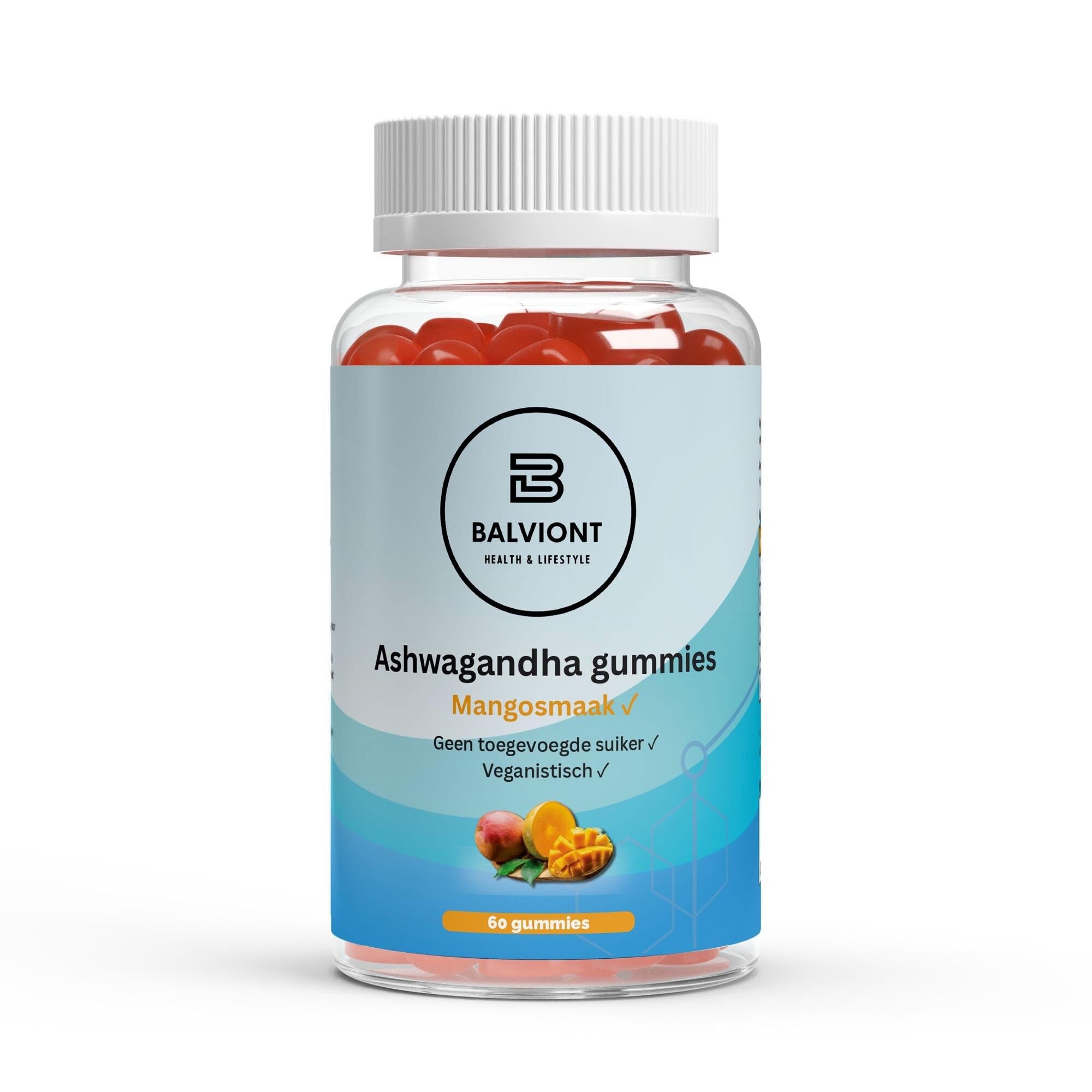 Ashwagandha Gummies – Mango – 60 gummies