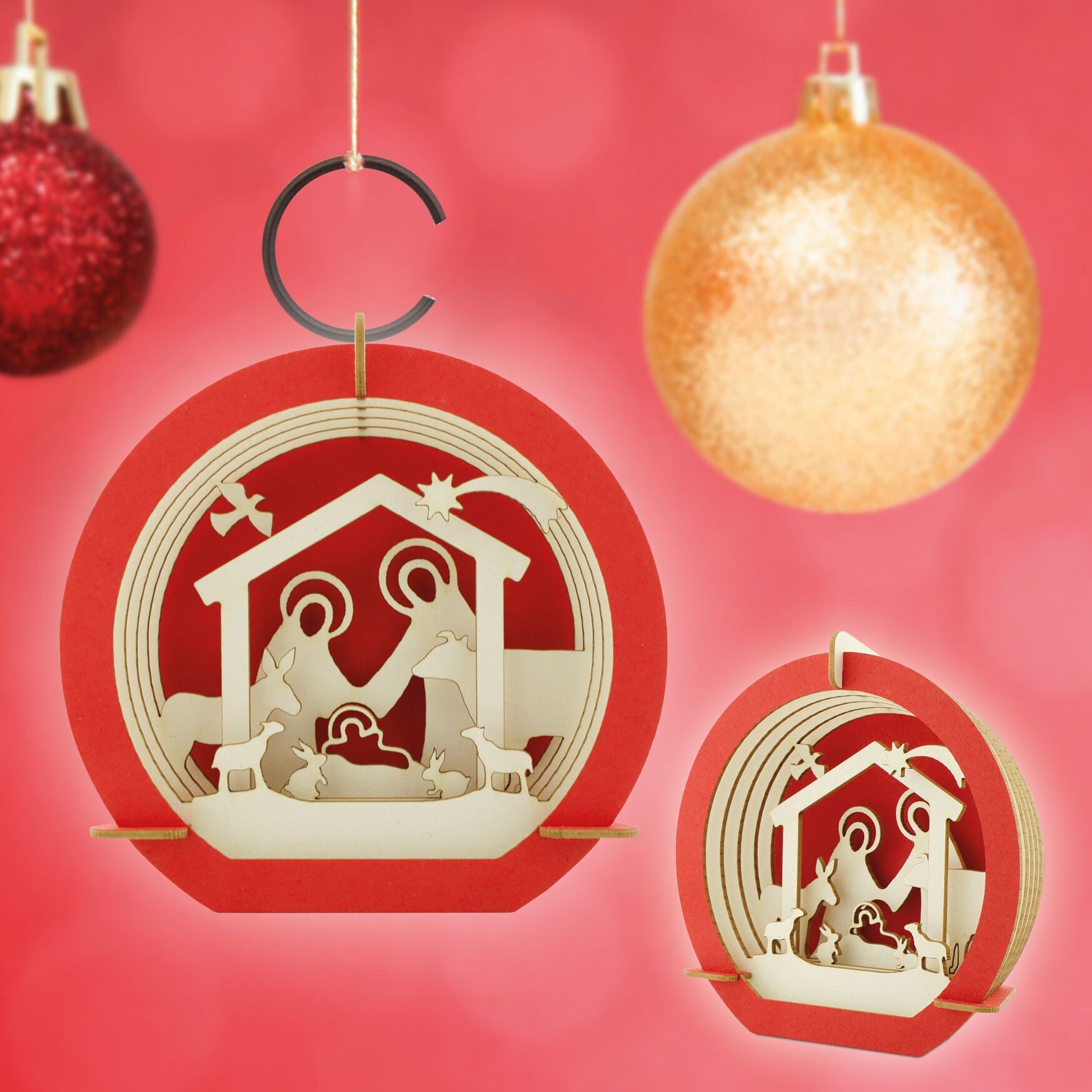 Silhouette de la Nativité Rondo