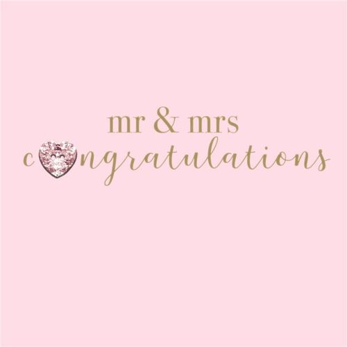 Mr & mrs congratulations
