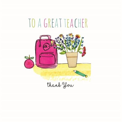 To a great teacher