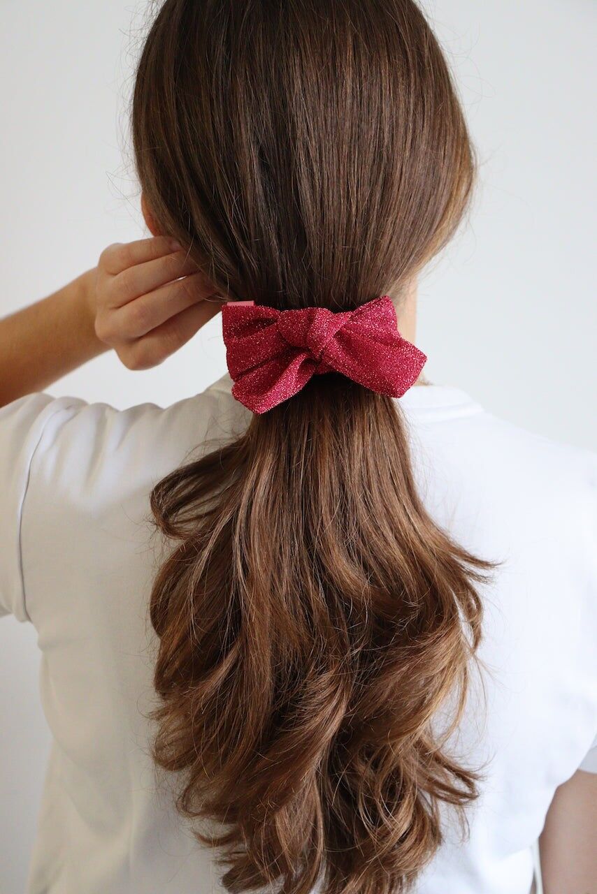 Louise Glitter Fuchsia