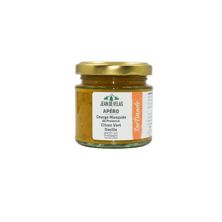 Tartinade APÉRO - Courge Musquée de Provence, Citron Vert, Oseille 115g